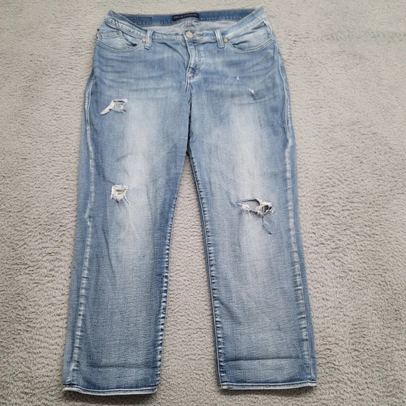 Rock & Republic Denim - Rock & Republic Jeans Womens 12 Blue Denim Distressed Indee Thrashed Grunge